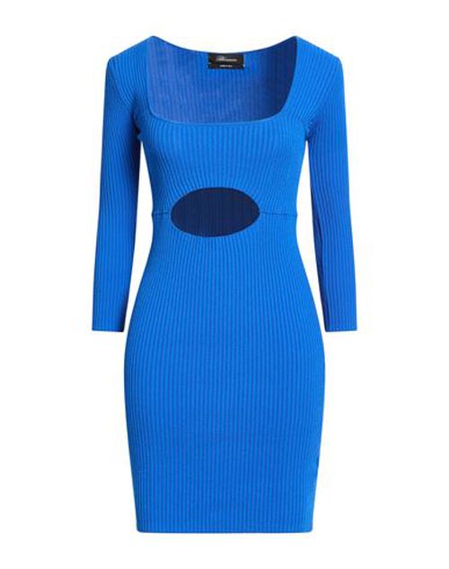 Woman Mini dress Bright blue Size 4 Viscose, Polyamide, Elastane