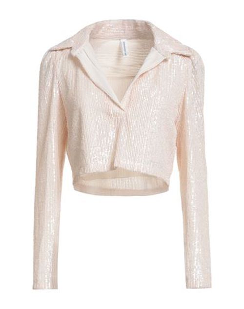 Woman Top Cream Size M Polyester