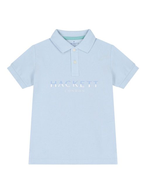 Hackett Kids logo polo shirt - Blue