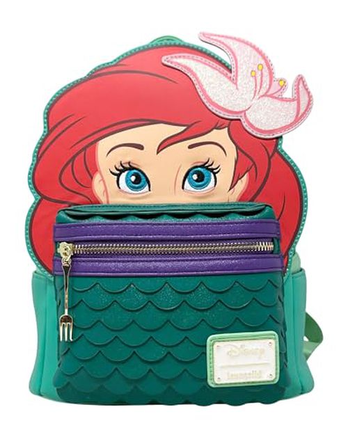 ?Loungefly Disney Womens Cosplay Double Strap Shoulder Bag Purse 619cP4r5ouL._AC_SY200_QL15_.jpg main image 3
