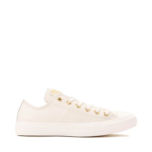 Womens Converse Chuck Taylor All Star Leather Low-Top Sneaker - Egret