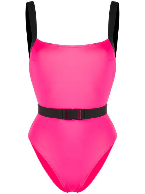 Miami belted swimsuit - Pink