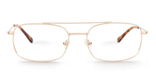Mr. Boho Bishop MTHG-00 Women’s Eyeglasses Gold Size 56 (Frame Only) - Blue Light Block Available