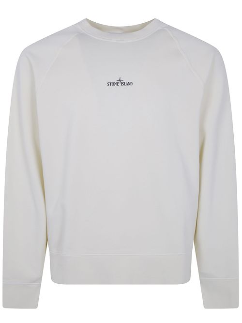 Compass Logo-Print Fleece Oversized Sweater