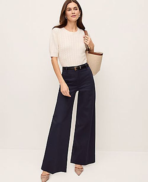 Ann Taylor The Petite Modern Wide-Leg Pant