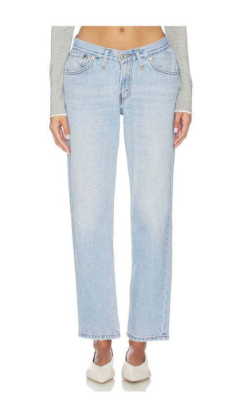 Aligrace V Waist Skinny Jeans in Blue. - 24 also , 28