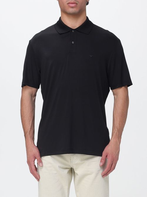 Polo Shirt Men color Black