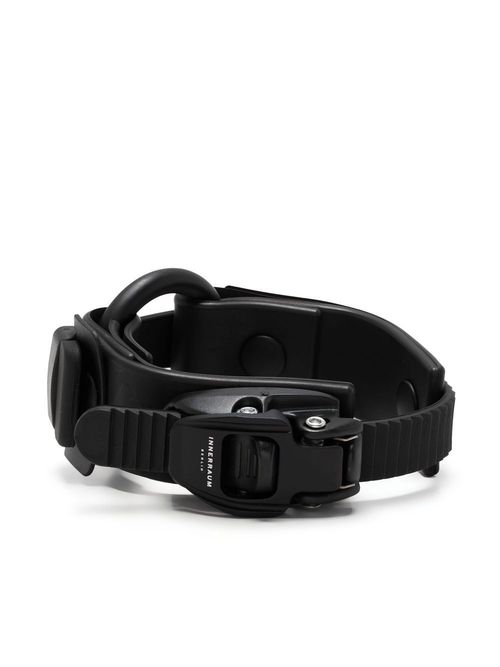 Adjustable panelled bracelet - Black