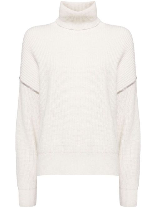 Roll neck jumper - Neutrals