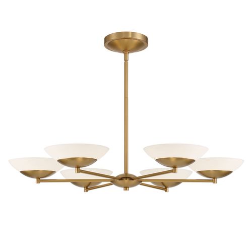 Legacy Brass LED Chandelier from the Solara Collection