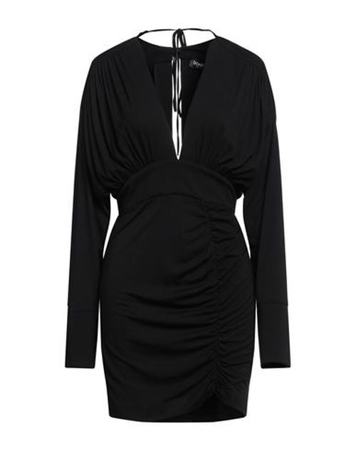 Woman Mini dress Black Size M Viscose, Elastane