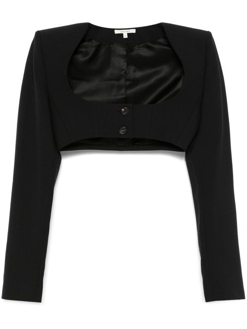 Cropped jacket - Black