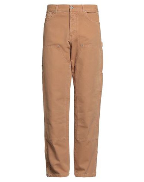 Man Pants Camel Size L Cotton