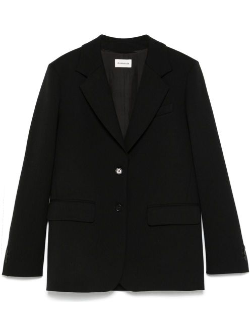 Twill-weave blazer - Black