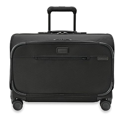 Baseline Wide Carry On Spinner Garment Suitcase