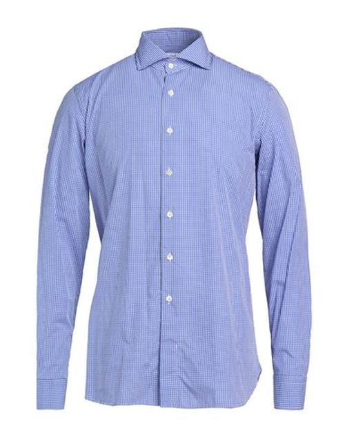 Man Shirt Blue Size 15 Cotton