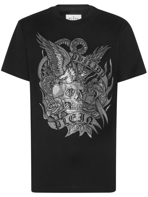 SS Tattoo print t-shirt - Black