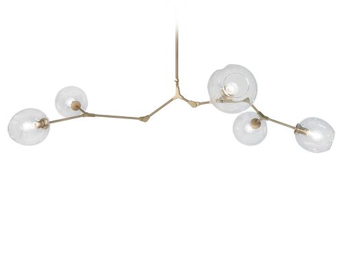 Fairfax 5-Light Chandelier in Brushed Bra