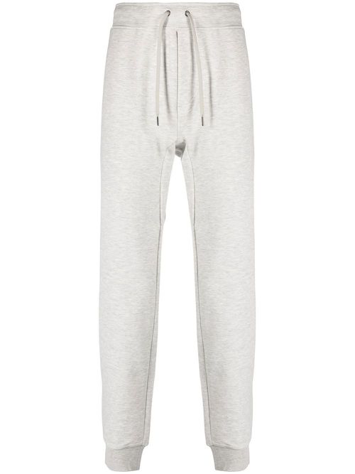 Logo-debossed track pants - Grey
