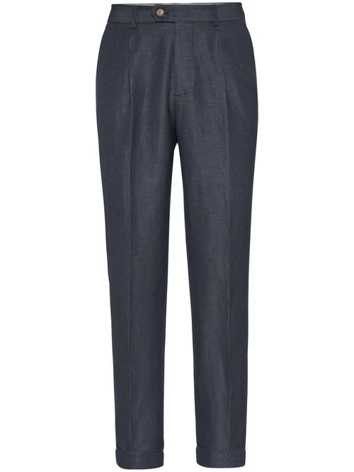 Tapered-leg trousers - Grey