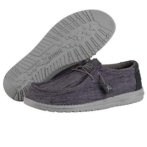 Hey Dude Men's Wally Sox Stone White Men's 11 & Women's