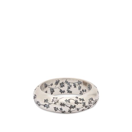 Men's Blossom Ring in Silver