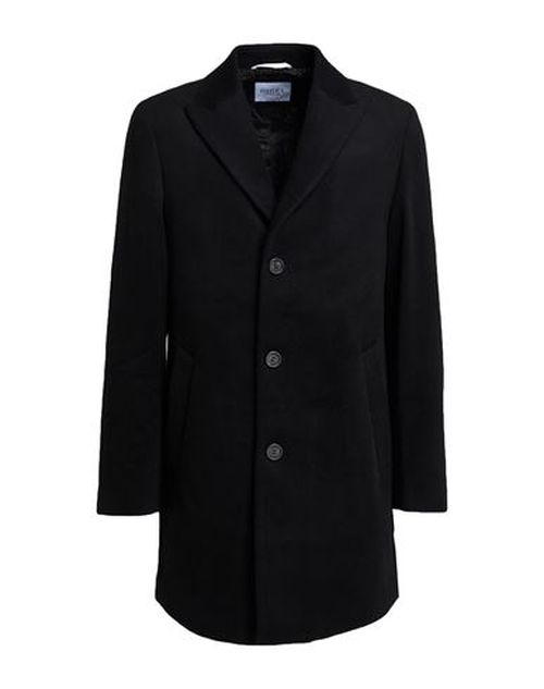 Man Coat Black Size 36 Wool, Polyester, Cashmere