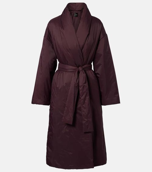 Bo belted taffeta puffer coat