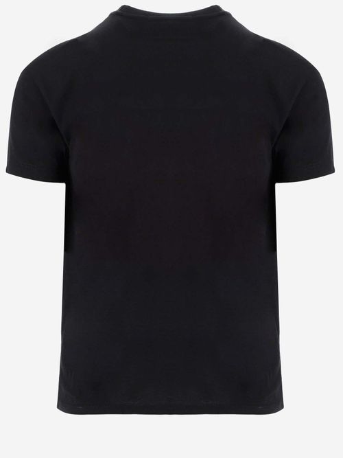 Embroidered Logo T-Shirt — Black