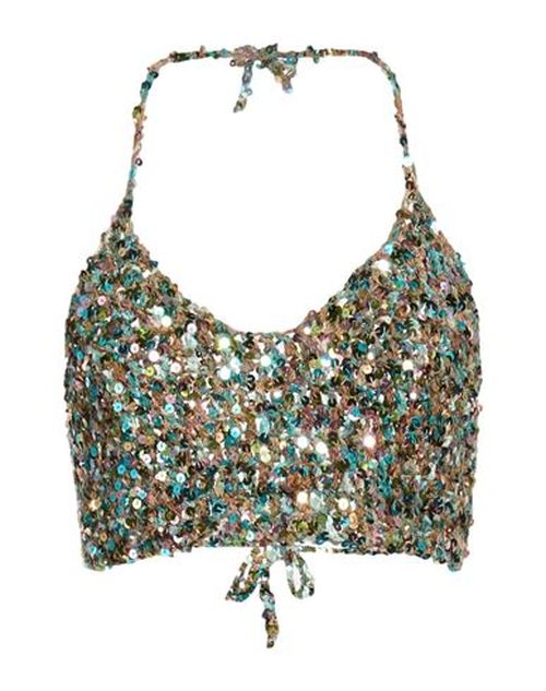 Woman Top Deep teal Size ONESIZE Cotton, Polyester