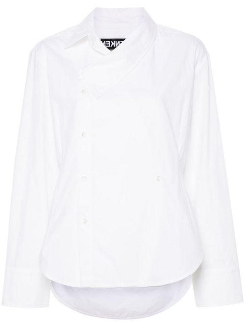 Cross Asymetric shirt - White