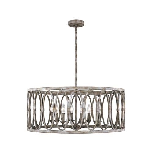 Visual Comfort Studio Patrice 8-Light Chandelier in Deep Abyss by Sean Lavin