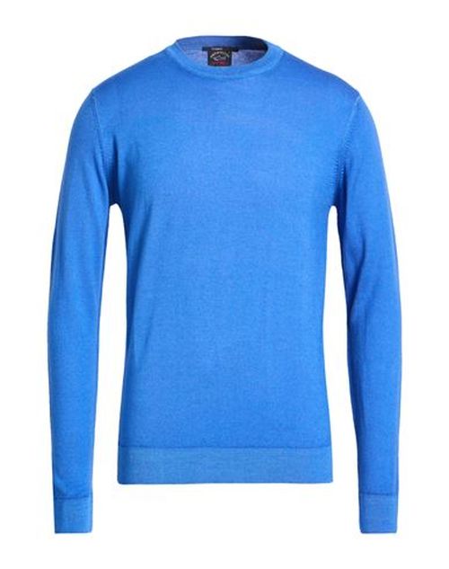 Man Sweater Blue Size M Virgin Wool
