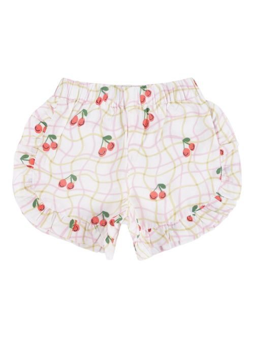 Stella McCartney Kids cherry-print shorts - White