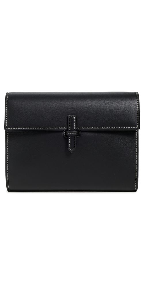 Hunting Season Small Soft Clutch in Nappa Black One Size