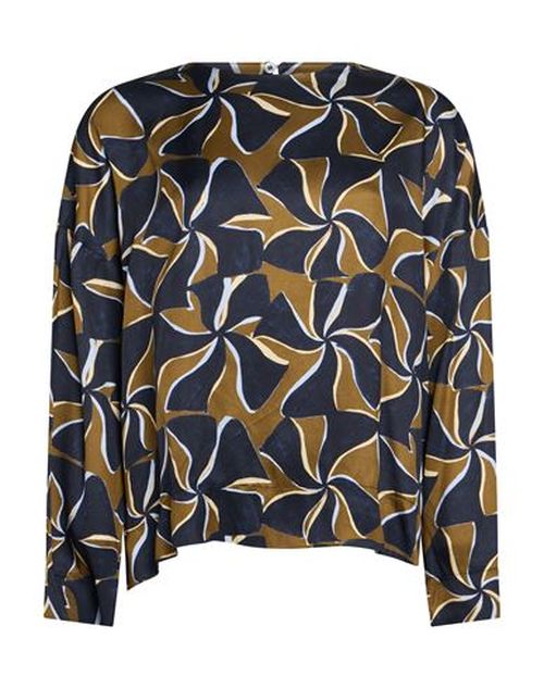 Woman Top Khaki Size 12 Viscose