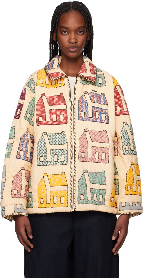 SEA NY Beige Anneliese Jacket