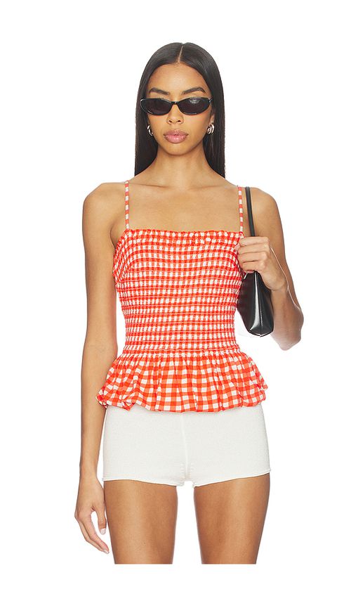 Free People Sundance Tank in Orange. L. Also in
