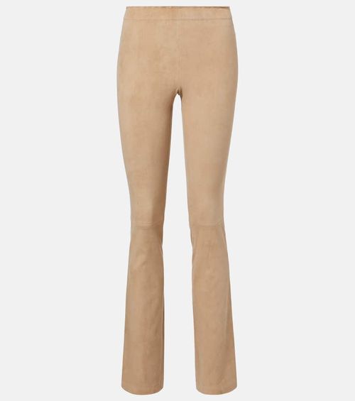 JP Long suede flared pants