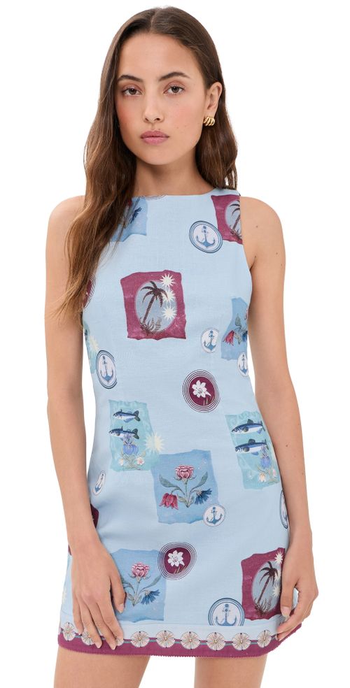 Sintra Mini Dress Blue