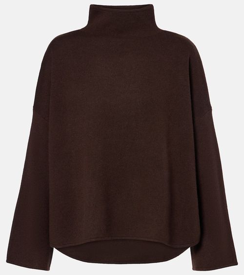 Wool and cashmere turtleneck sweater