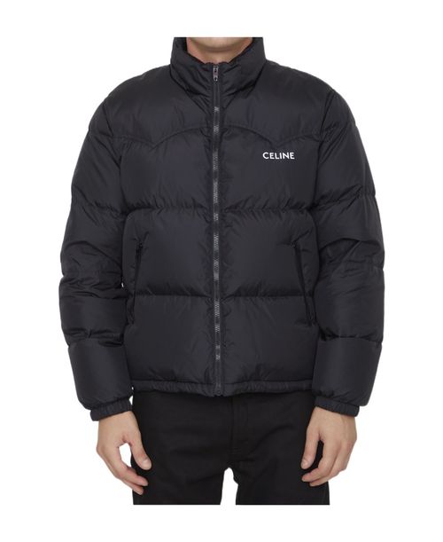 Celine western puffer jacket in lightweight nylon