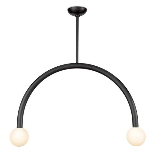 Oil Rubbed Bronze LED Pendant from the Happy Collection