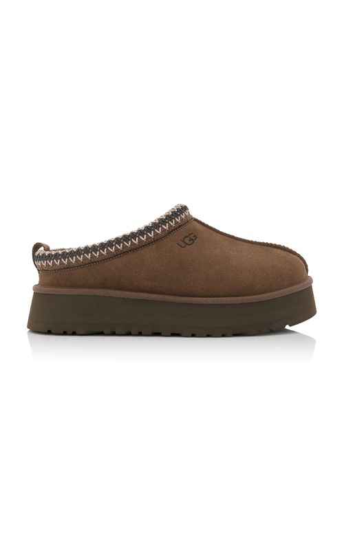 Tazz Suede Platform Slippers