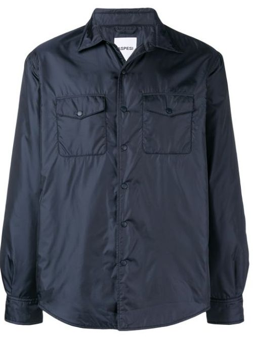 Shirt style wind-breaker jacket