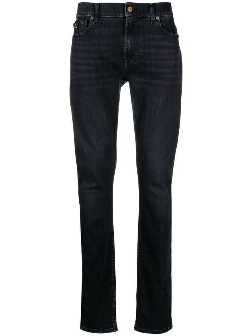 Mid-rise skinny jeans - Black