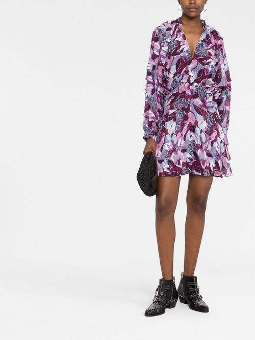 Darsa abstract-print dress - Multicolour
