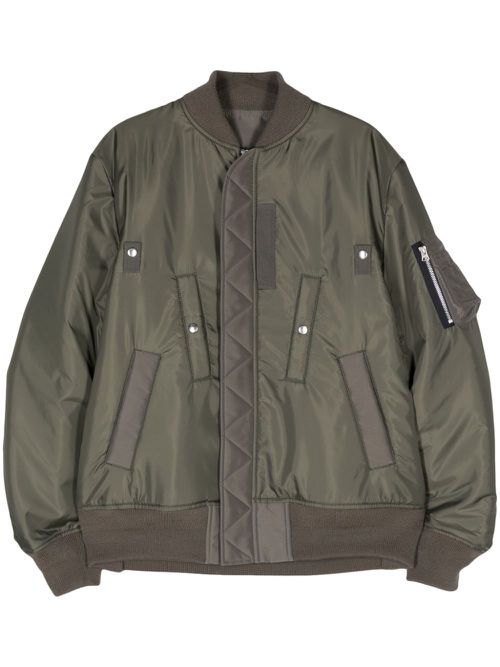 Padded bomber jacket - Green