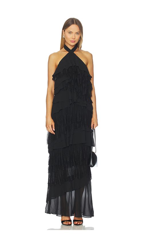 Tularosa Kellen Gown in Black. XL. Also in L, M, S