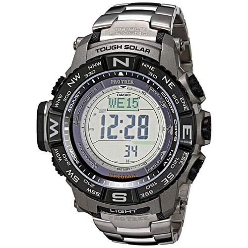 Pro Trek Men's Triple Sensor Atomic Solar Watch